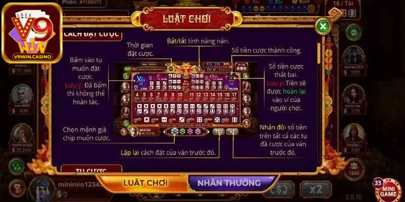 Kinh nghiệm chơi Sicbo V9Win hiệu quả